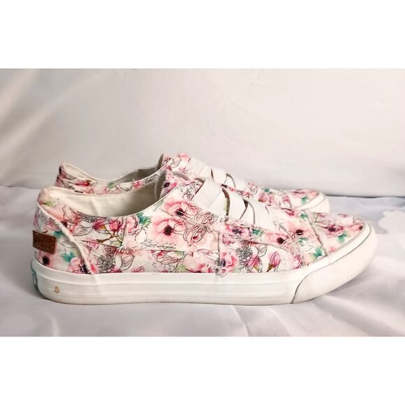 Blowfish Marley Floral Print Sneakers Women’s 10 Slip On Casual Shoes - Picture 1 of 8